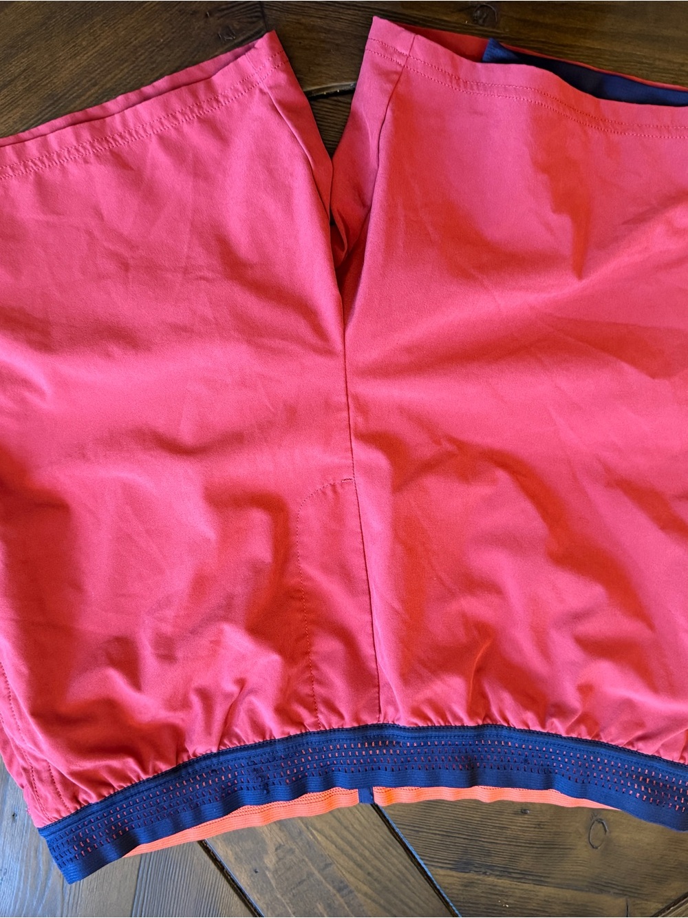Rhone Swift Shorts Mens Large Red Lined Performance Gym 5 Inch Inseam Atheltic